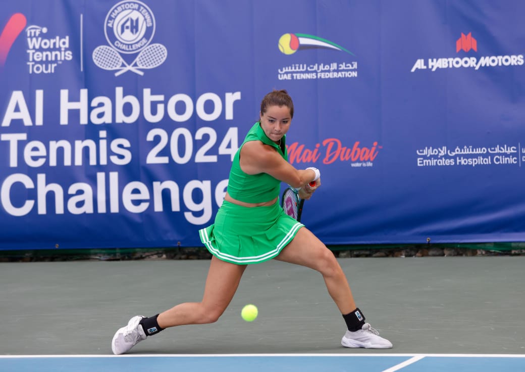 جودي تحجز مقعدها في نهائي فردي بطولة الحبتور لتنس السيدات