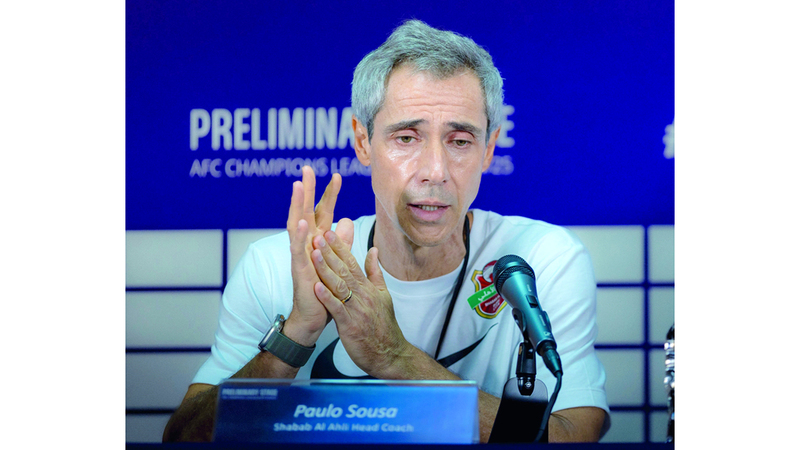 سوزا: نتطلع إلى فرض هويتنا على أرض الملعب