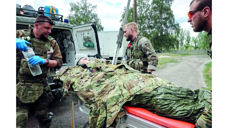 التعبئة ظلت تشكّل تحدياً كبيراً لكييف على مدار العام الماضي. رويترز