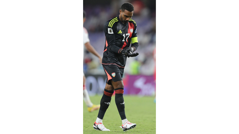 حارس المنتخب الوطني خالد عيسى. من المصدر