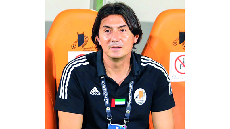مدرب عجمان غوران توفيدزيتش. الإمارات اليوم