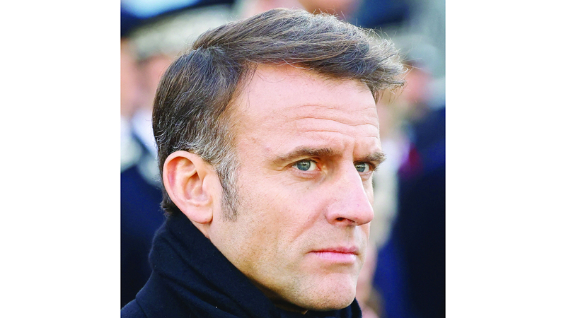 إيمانويل ماكرون. رويترز