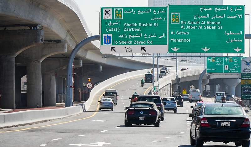 “طرق دبي” تفتتح جسراً جديداً بسعة مسارين على شارع الشيخ راشد