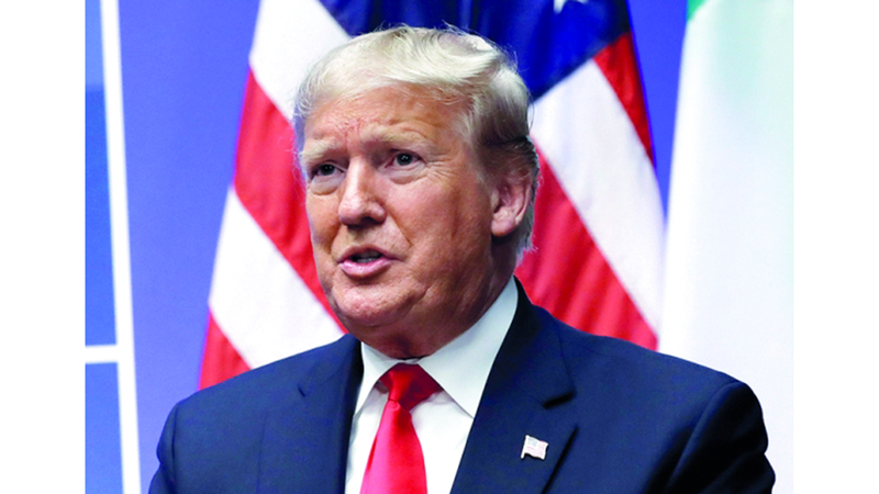 ترامب عاد إلى البيت الأبيض بأجندة سلام خاصة به. أ.ب