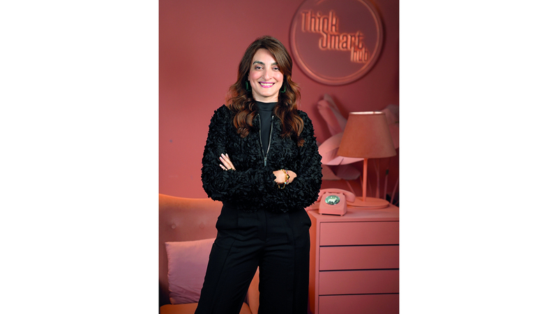 لينا: صناعة المحتوى مجال سيشهد تطورات كثيرة. تصوير: علي ملحم