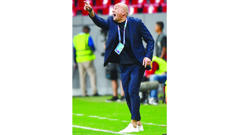 مدرب الوحدة داركو ميلانيتش. تصوير: إريك أرازاس