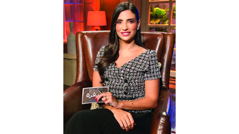 المذيعة هبة زعرور. من المصدر