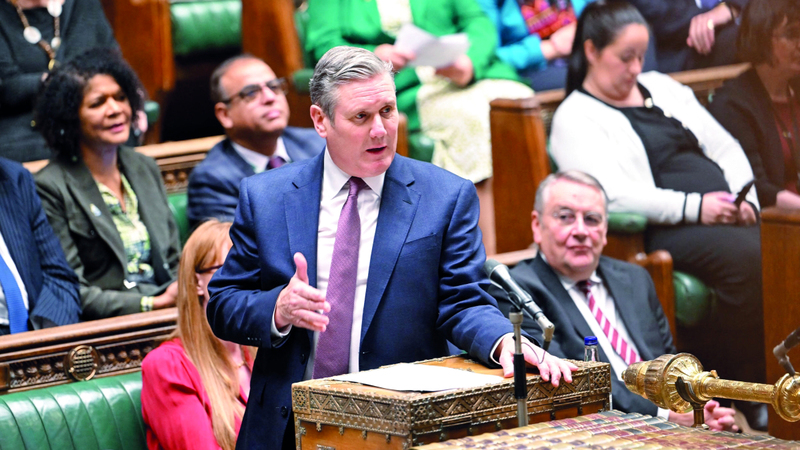 ستارمر تعرّض لانتقادات بسبب طريقة اختياره لفريق عمله. رويترز