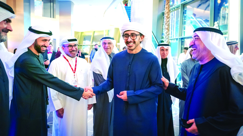 الحفل نُظم برعاية وحضور عبدالله بن زايد. وام