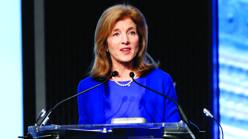 كارولين كينيدي ظلت بعيدة عن الأضواء لسنوات. رويترز