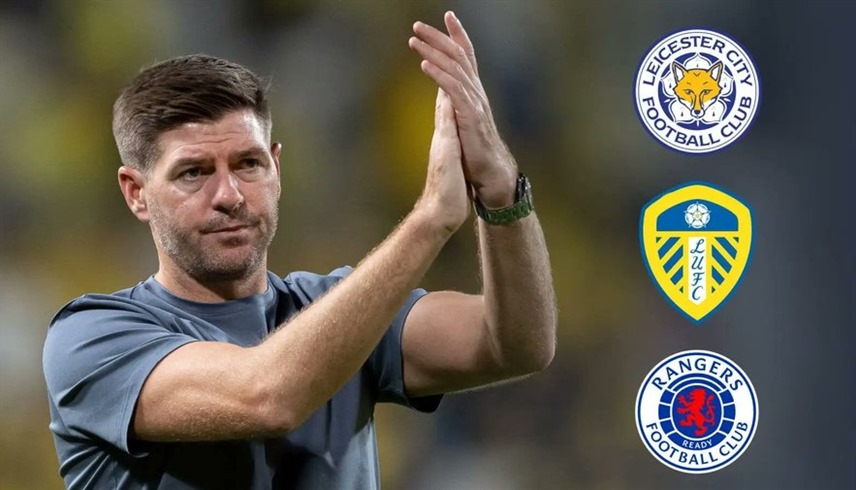 6 أندية تطارد جيرارد بعد رحيله من الاتفاق السعودي