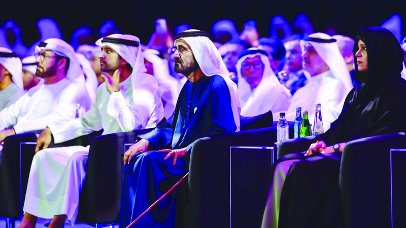 محمد بن راشد خلال فعاليات النسخة الرابعة من &laquo;صناع الأمل&raquo; 2024. تصوير: خليفة اليوسف