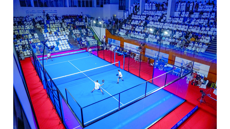 منافسات البادل تدشن دورة ند الشبا. من المصدر