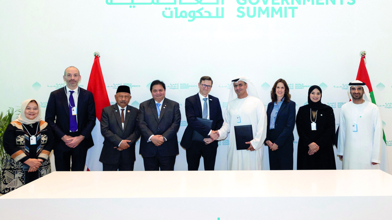 جانب من توقيع الشراكة بين &laquo;الأنهار النظيفة &raquo; و &laquo;سيتميج &raquo;. من المصدر