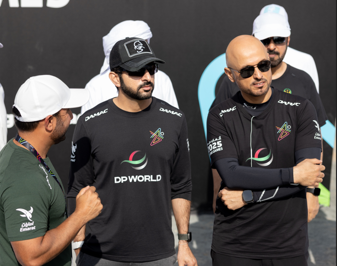 حمدان بن محمد يشهد جانباً من فعاليات اليوم الثاني لـ"ألعاب دبي 2025"