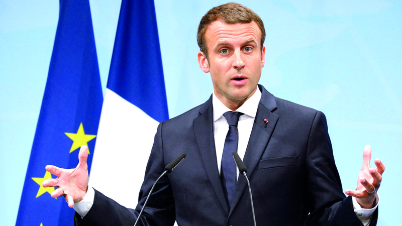 ماكرون أدرك مدى حاجة أوروبا للتنسيق بشأن الدفاع عن نفسها. رويترز