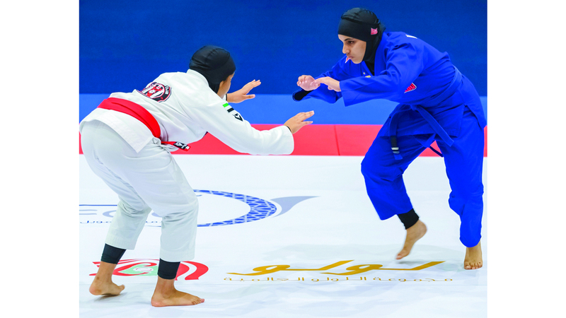 بني ياس بطلاً لكأس «أم الإمارات» للجوجيتسو