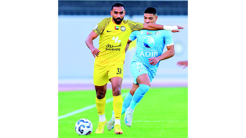 لاعب نادي كلباء سالم راشد. من المصدر