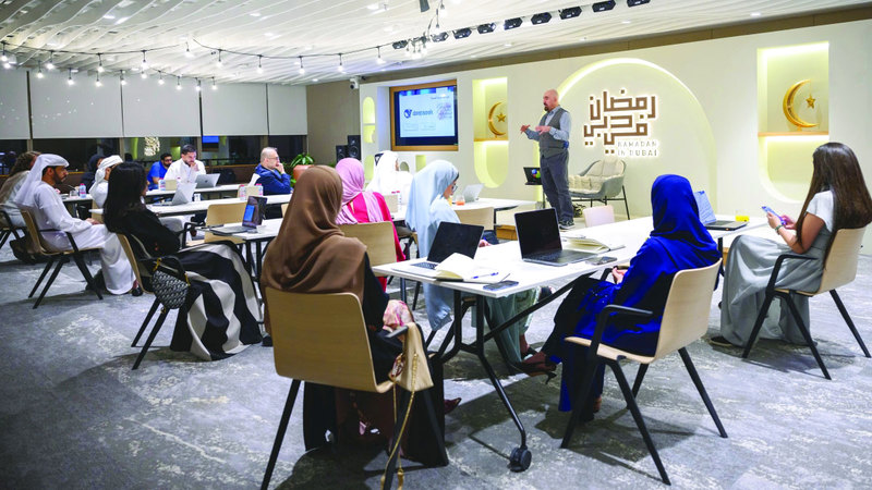 الورشة وفّرت للمشاركين فرصة تطبيق عملي مباشر. من المصدر