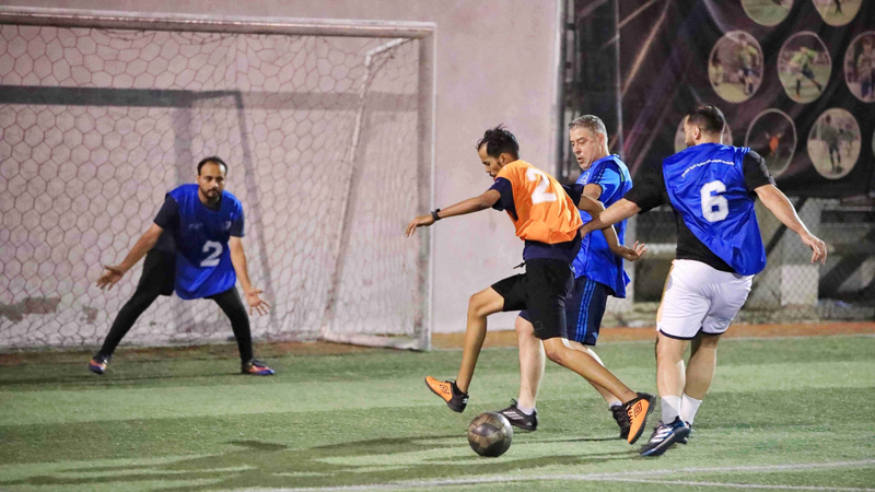 من منافسات البطولة. من المصدر