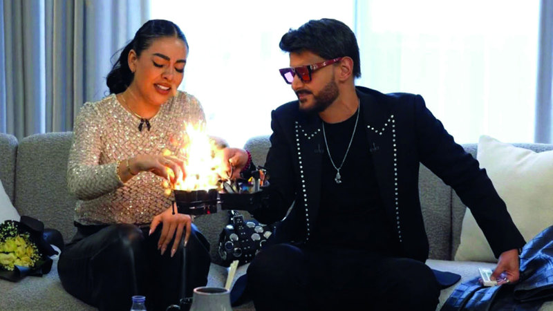 رامز جلال وبدرة خلال حلقة لـ«رامز إيلون مصر».  عن حساب رامز جلال