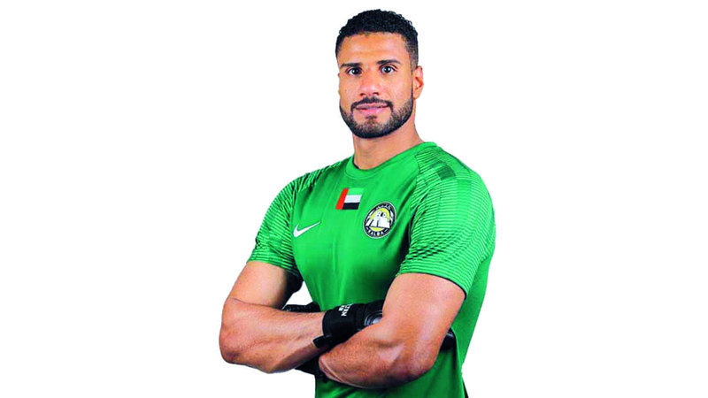 حارس مرمى كلباء سلطان المنذري. من المصدر