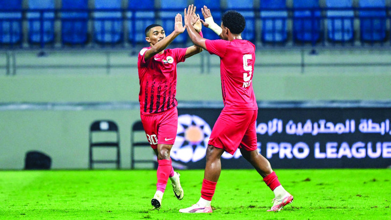البطائح احتفل بالفوز على ملعب النصر. تصوير: باتريك كاستيلو