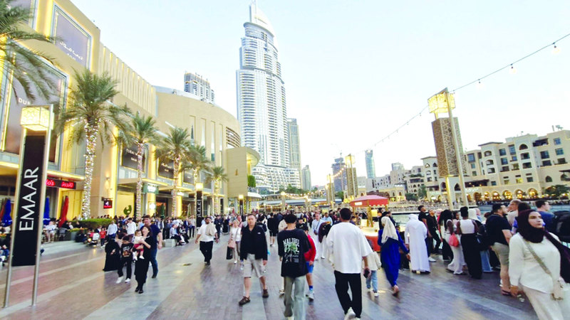 دبي إحدى أشهر الوجهات على خريطة السياحة العالمية. الإمارات اليوم