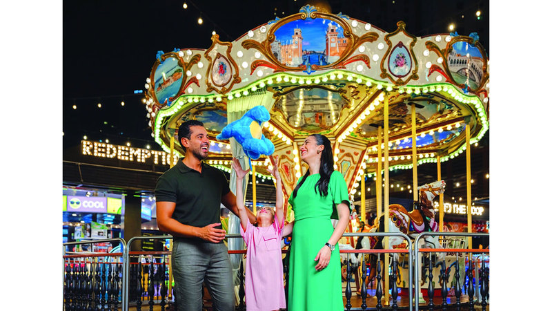 وجهات دبي تُمتع زوارها بفعاليات ترفيهية متنوعة خلال العيد. من المصدر