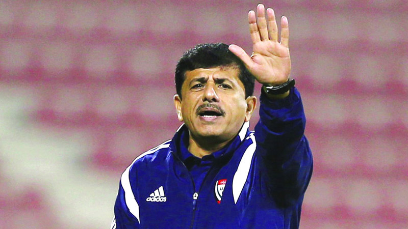 مدرب «العربي» عبدالله مسفر يواجه فريقه السابق «دبا».  الإمارات اليوم