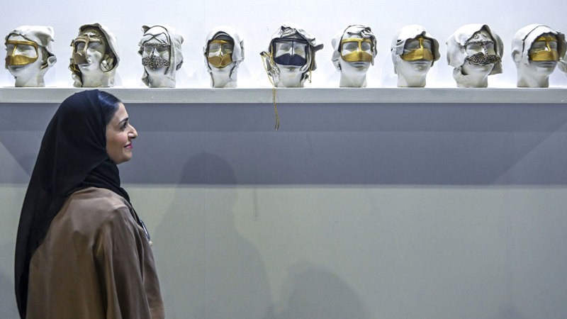 الأعمال المعروضة تساعد على عرض أصوات واتجاهات فنية متنوعة. تصوير: باتريك كاستيلو 