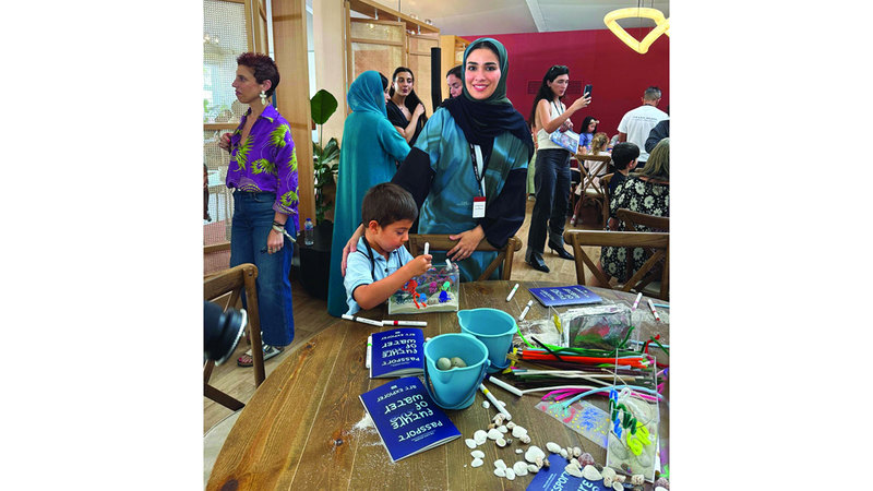 علياء لوتاه: الأطفال يمتلكون القدرة على التعبير من خلال الفن. الإمارات اليوم