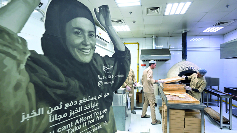 حنان فيصل أطلقت حملة «المليون خُبزة» في رمضان الماضي ونجحت في تحقيق أهدفها. تصوير: باتريك كاستيلو