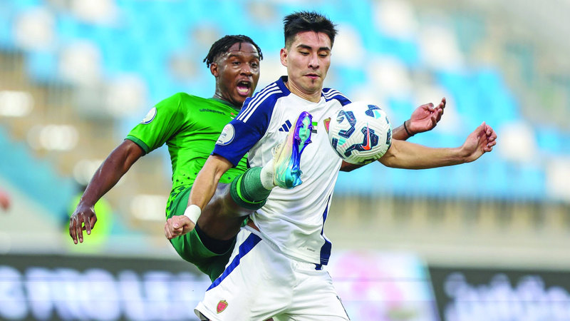 العروبة تعادل مع الوحدة (1-1) في الجولة ال 22 . تصوير: زيشان أحمد