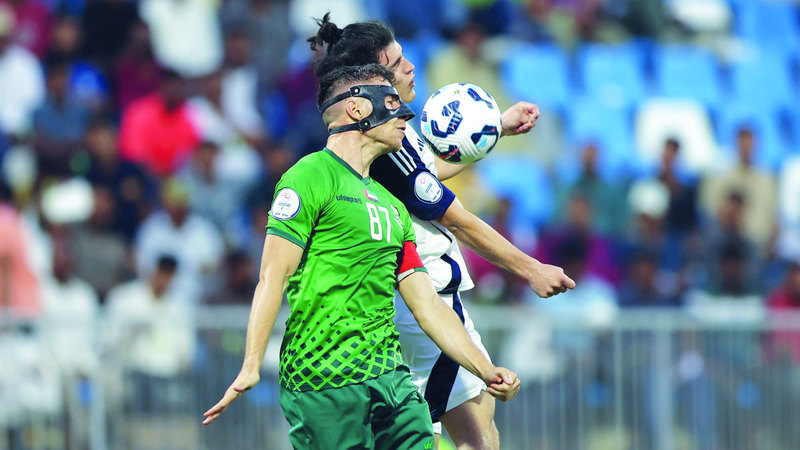 العروبة خرج بنقطة التعادل أمام الوحدة. تصوير: زيشان أحمد