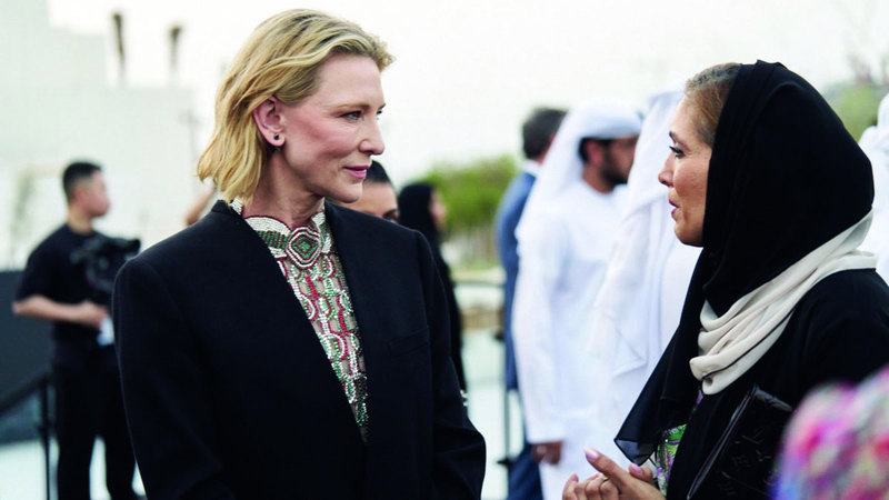 كيت بلانشيت من أبرز نجوم الافتتاح. من المصدر