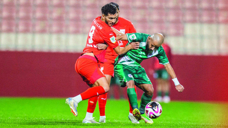 من لقاء الفجيرة مع غلف إف سي في دوري الدرجة الأولى. من المصدر