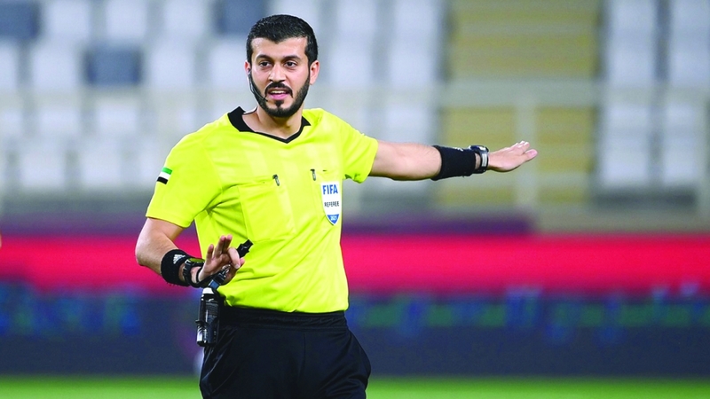 الحكم الدولي عمر آل علي. الإمارات اليوم