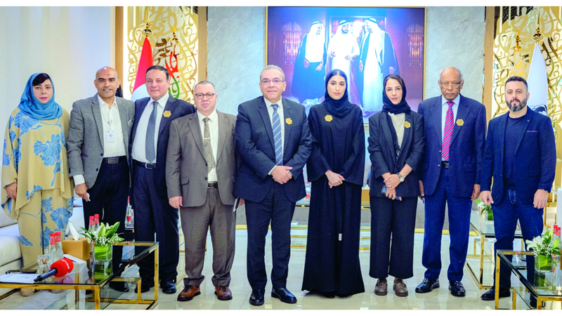 خلال إطلاق جامعة دبي المشروعين الطبيين. تصوير: يماني العفاري