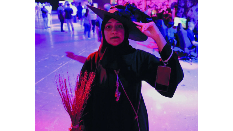 عائشة الطنيجي: حرصت على المشاركة بشخصية الساحرة مع مراعاة خصوصية المجتمع الإماراتي.