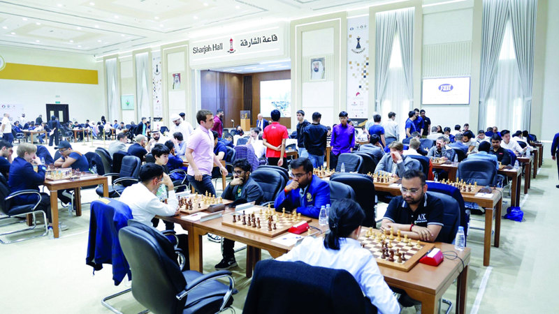 350 لاعباً يشاركون في «دولية الشارقة» لأساتذة الشطرنج