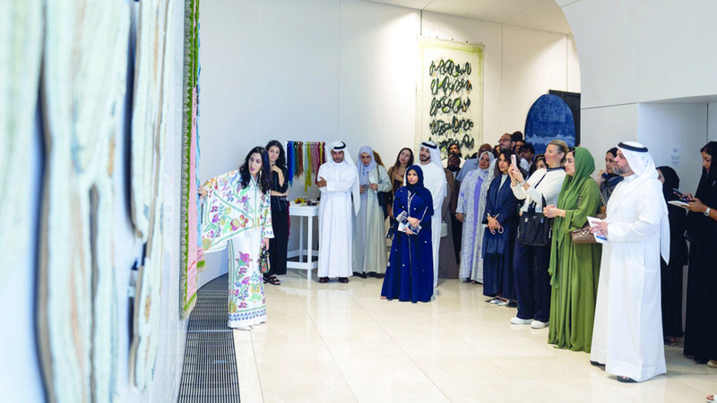 المعرض الذي تستضيفه &laquo;بيئة&raquo; يعزز دور الفن في خدمة قضايا المجتمع. تصوير: يماني العفاري