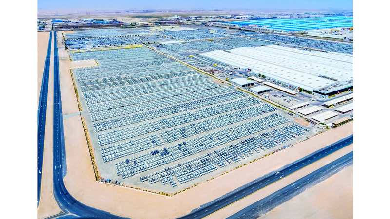 جناح دبي يجمع الجهات الرئيسة في القطاع مثل مدينة دبي الصناعية ومجمّع الصناعات الوطنية. أرشيفية