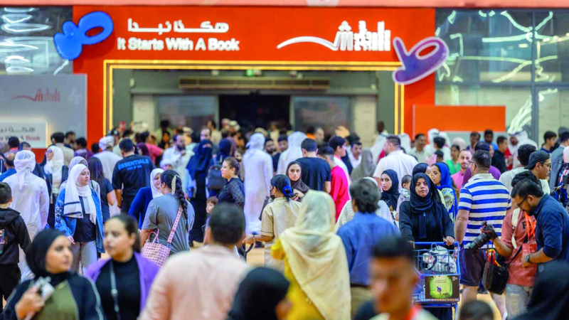 معرض الشارقة للكتاب بات مقصداً للناشرين والمفكرين من أنحاء العالم. من المصدر