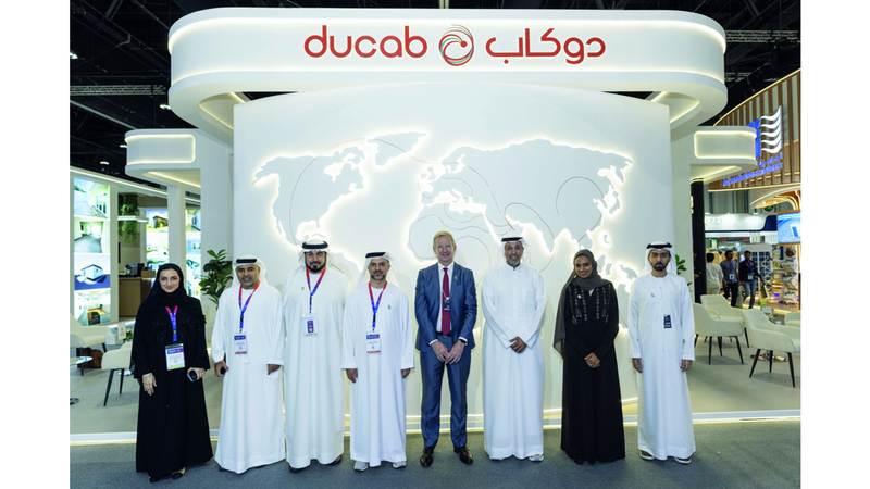 مجموعة «دوكاب» خلال مشاركتها في فعاليات النسخة الرابعة من «اصنع في الإمارات» 2025. من المصدر