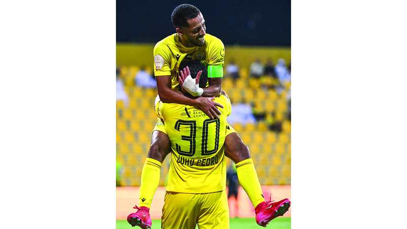 الوصل صعد إلى المركز الثاني برصيد 46 نقطة. تصوير: باتريك كاستيلو