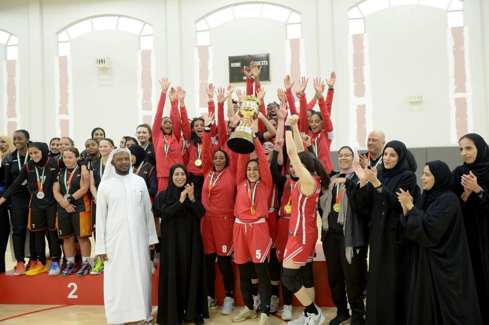 "الشارقة الرياضي للمرأة" بطل كأس الإمارات لكرة السلة