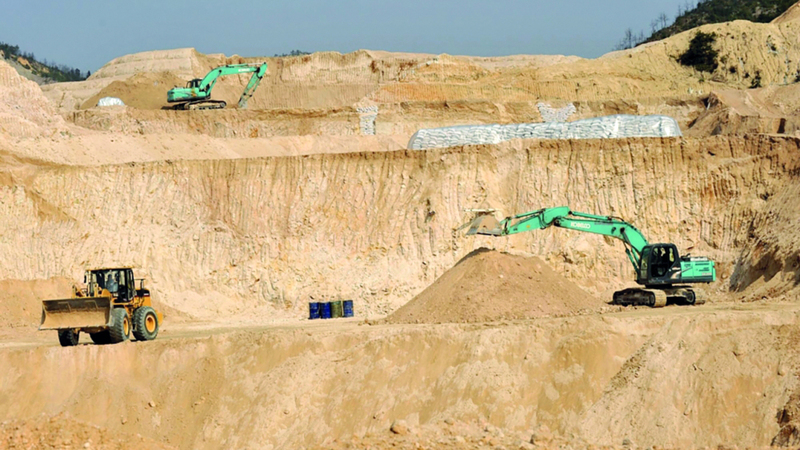 الصين تهيمن على إنتاج المعادن النادرة. من المصدر