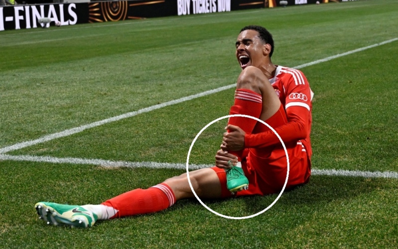 الصورة: مشهد صعب لإصابة الموهبة جمال موسيالا.. «أبكى العالم»! (فيديو)