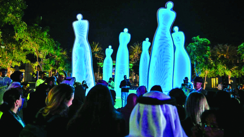 من أنوار النسخة الأولى للمعرض. تصوير: أشوك فيرما